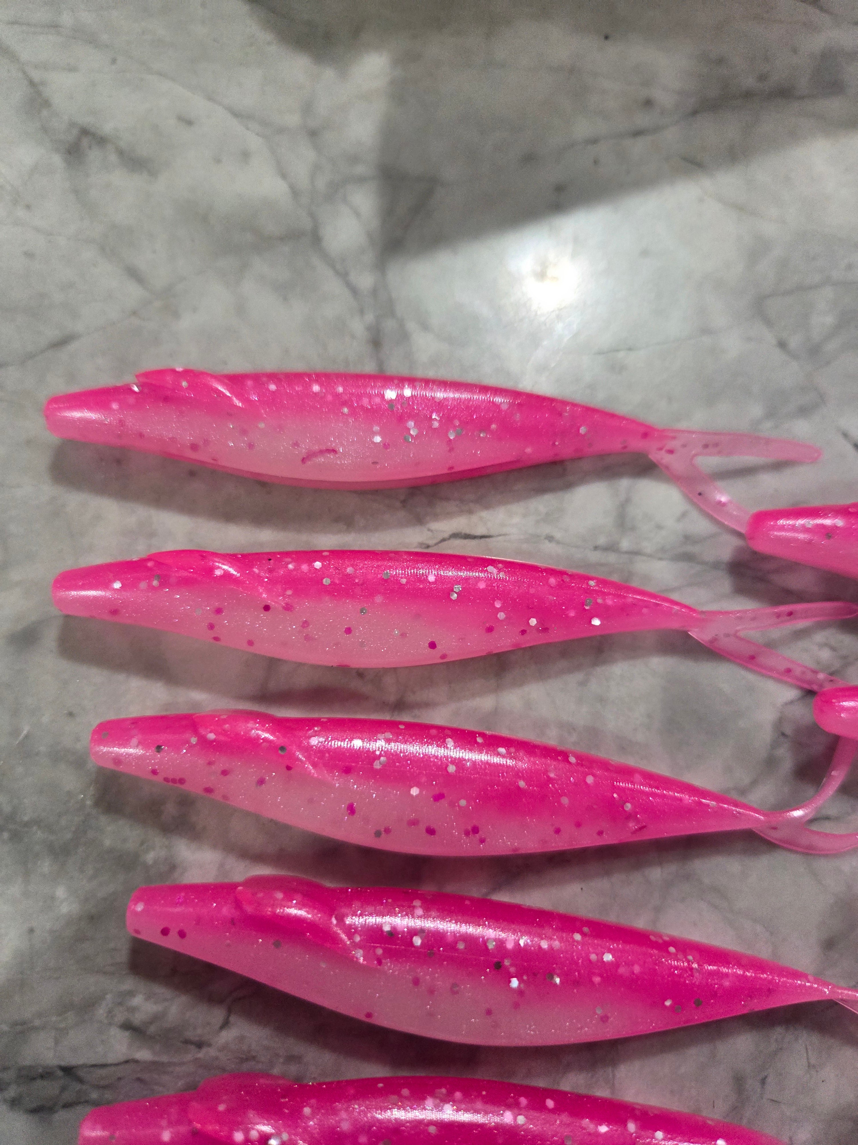 5 inch Saka winged shad 8pc many colors