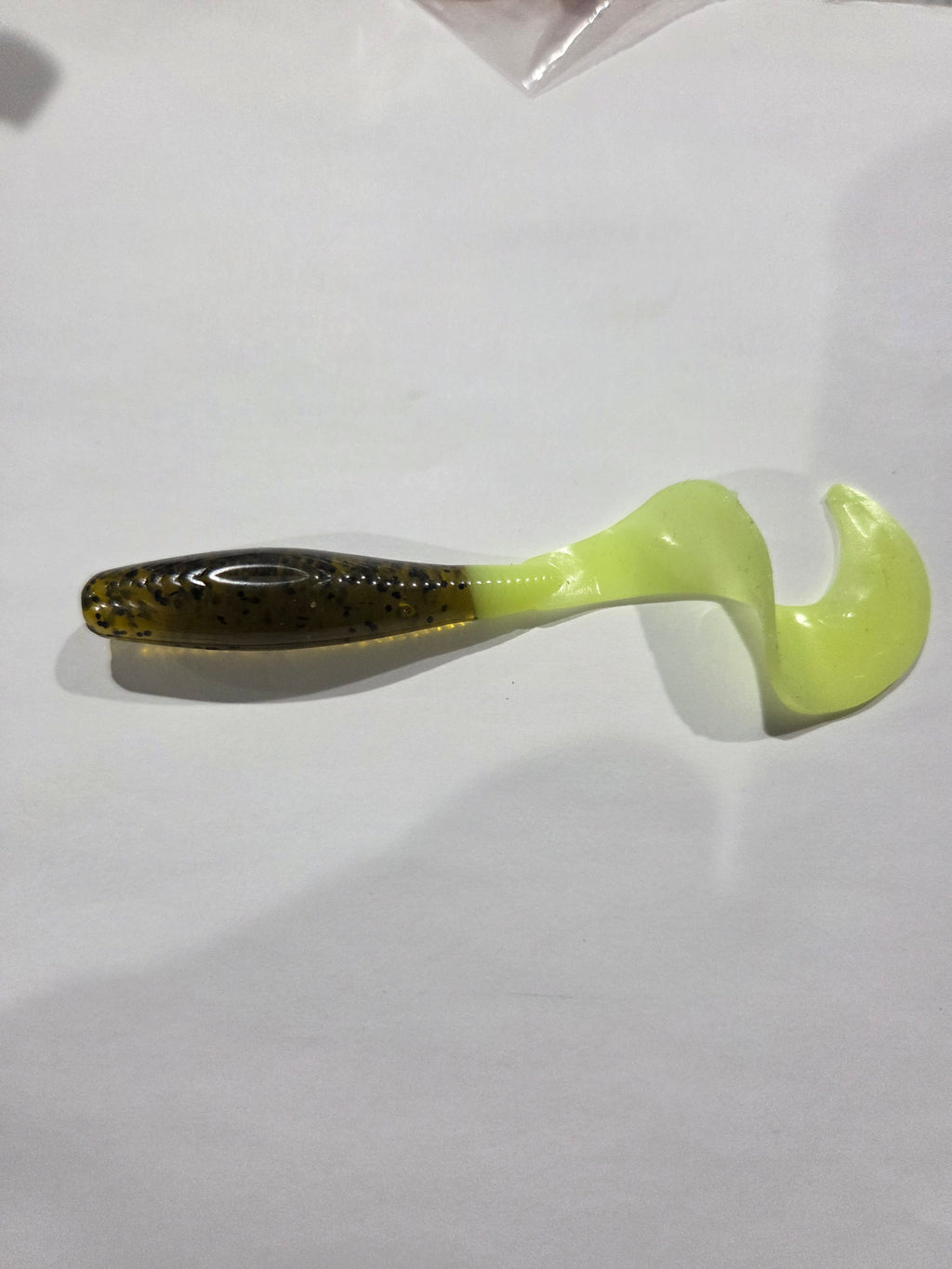5"  Curly tail Action Grub many colors inside