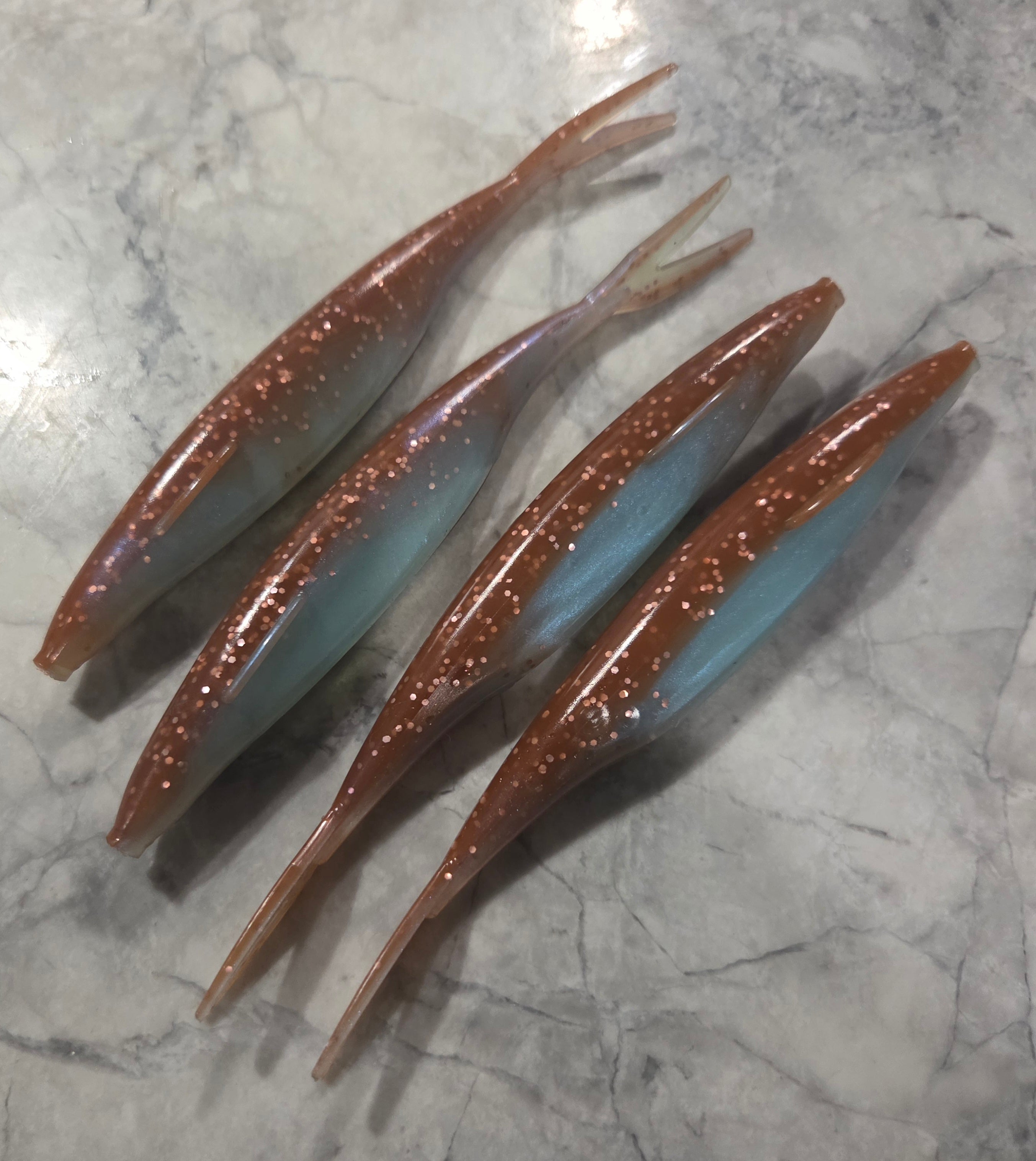 Chocolate frost 6 or 5 in fluke but senkos also