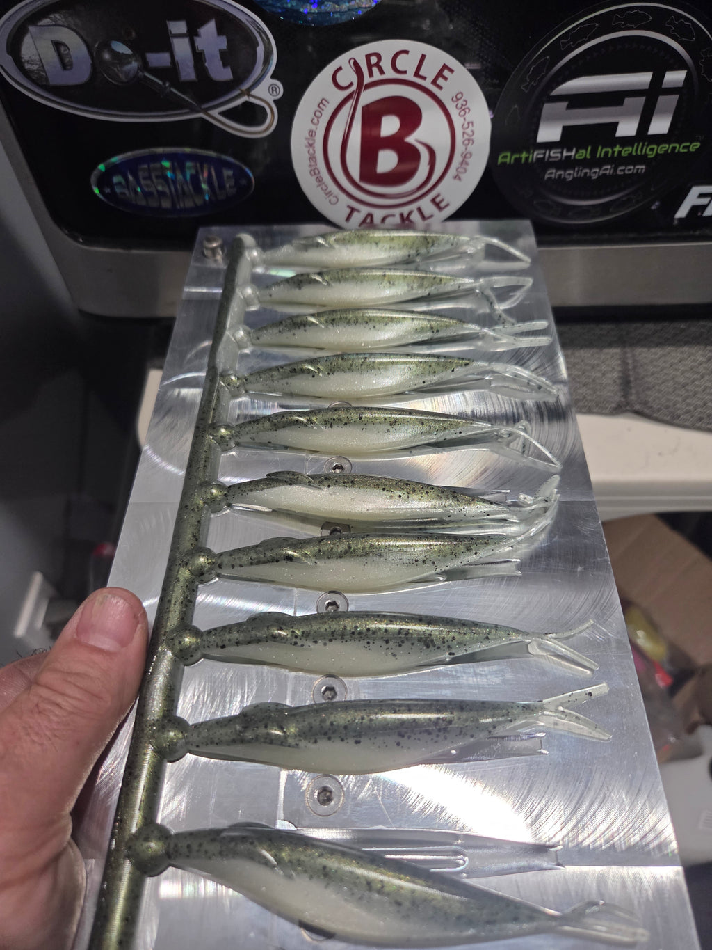 5 inch Saka winged shad 8pc many colors