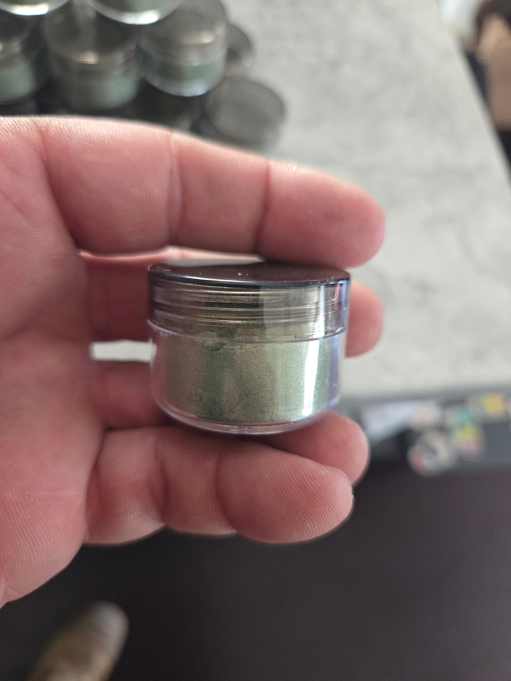 NEW. "Bass Skin"Green  Powder House Blend