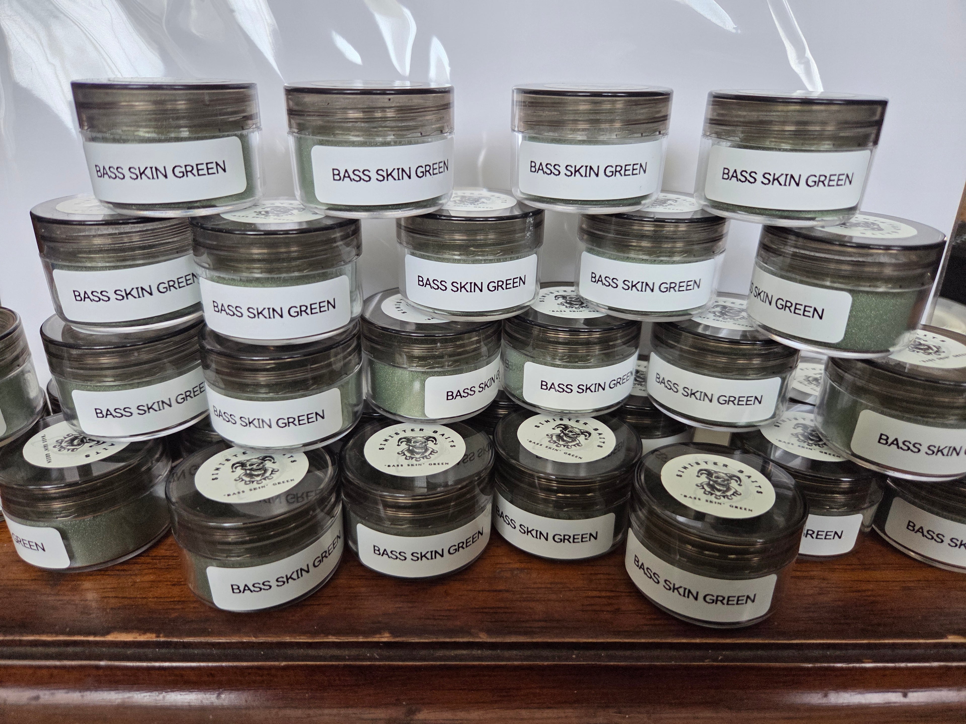 NEW. "Bass Skin"Green  Powder House Blend