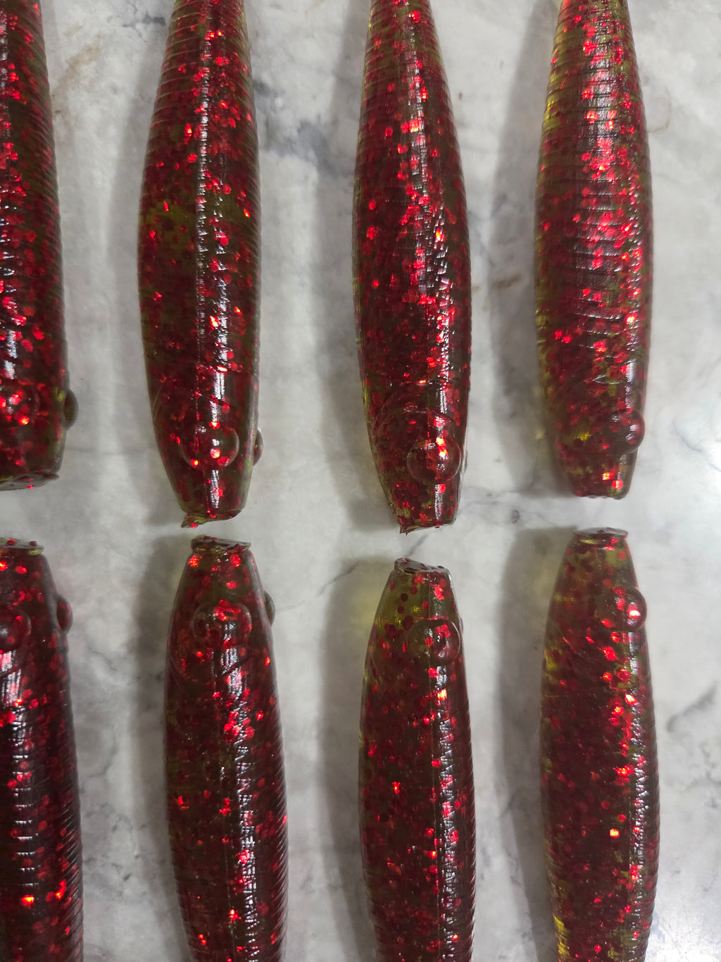 5" Curly Tail Detailed Shad 10pc SPECIAL LIMITED OFFER !!
