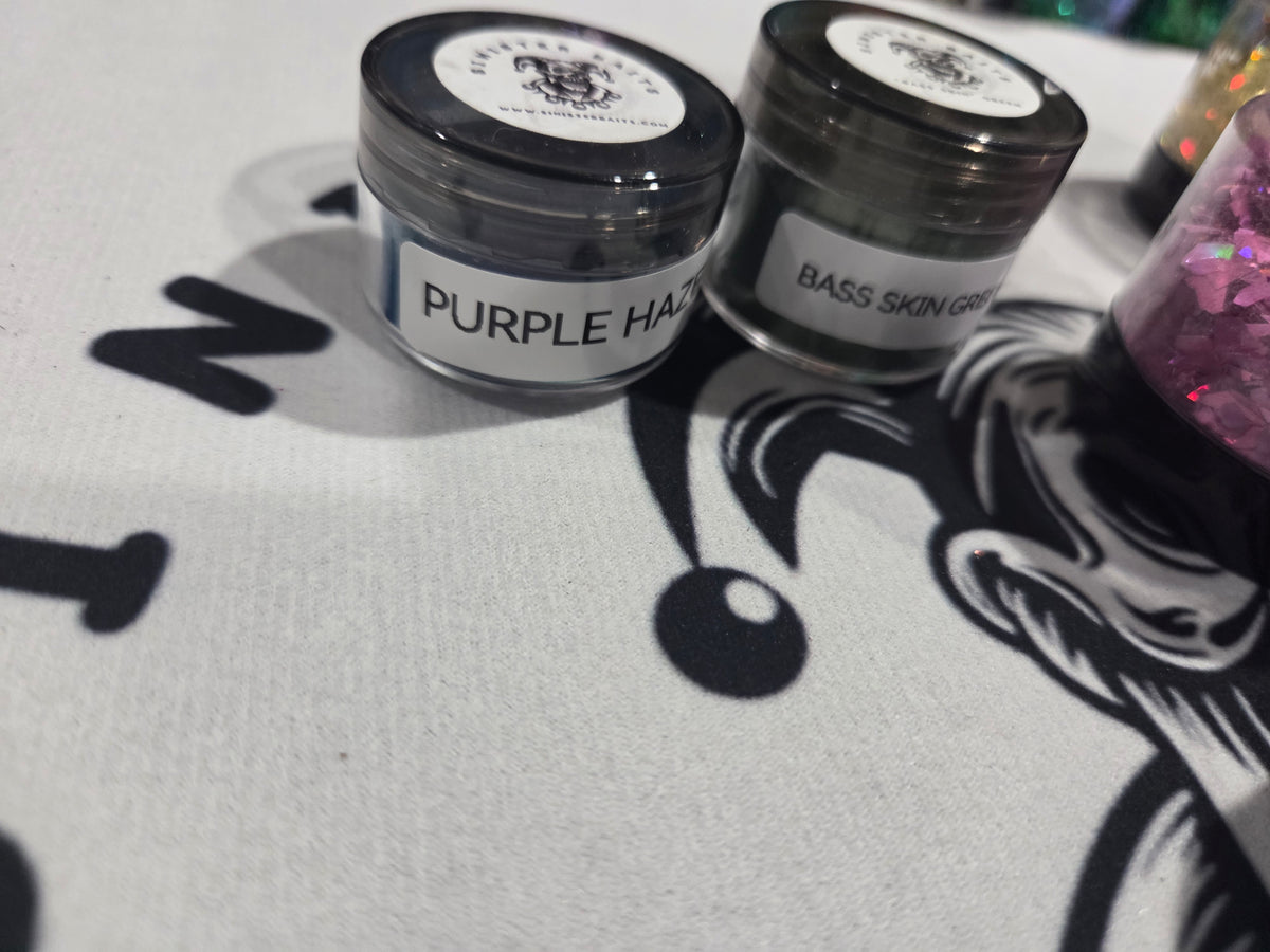 20pc shattered glass glitter and house powders