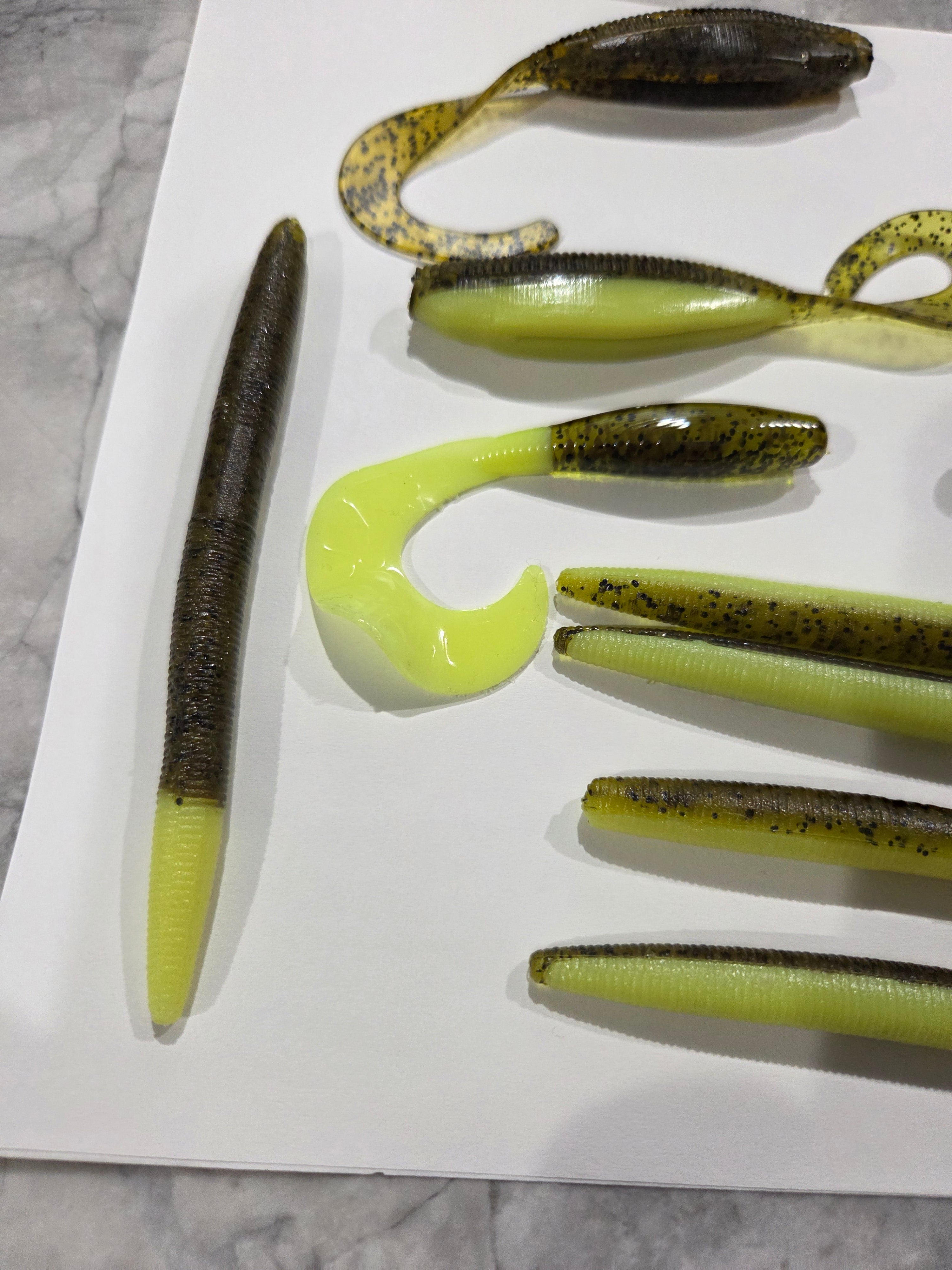 5 inch Senko GY style worm stickbait many colors inside