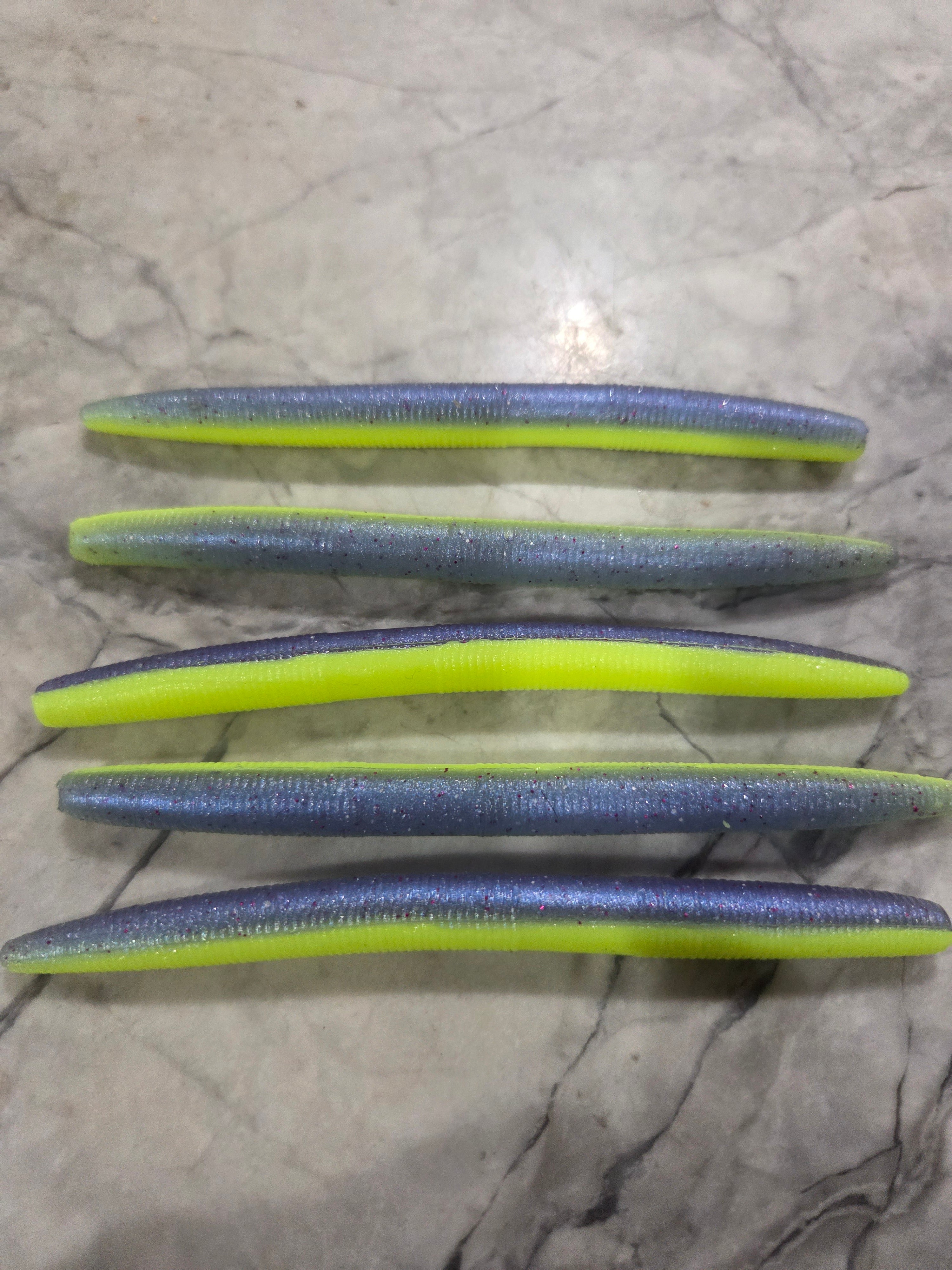 5 inch Senko GY style worm stickbait many colors inside