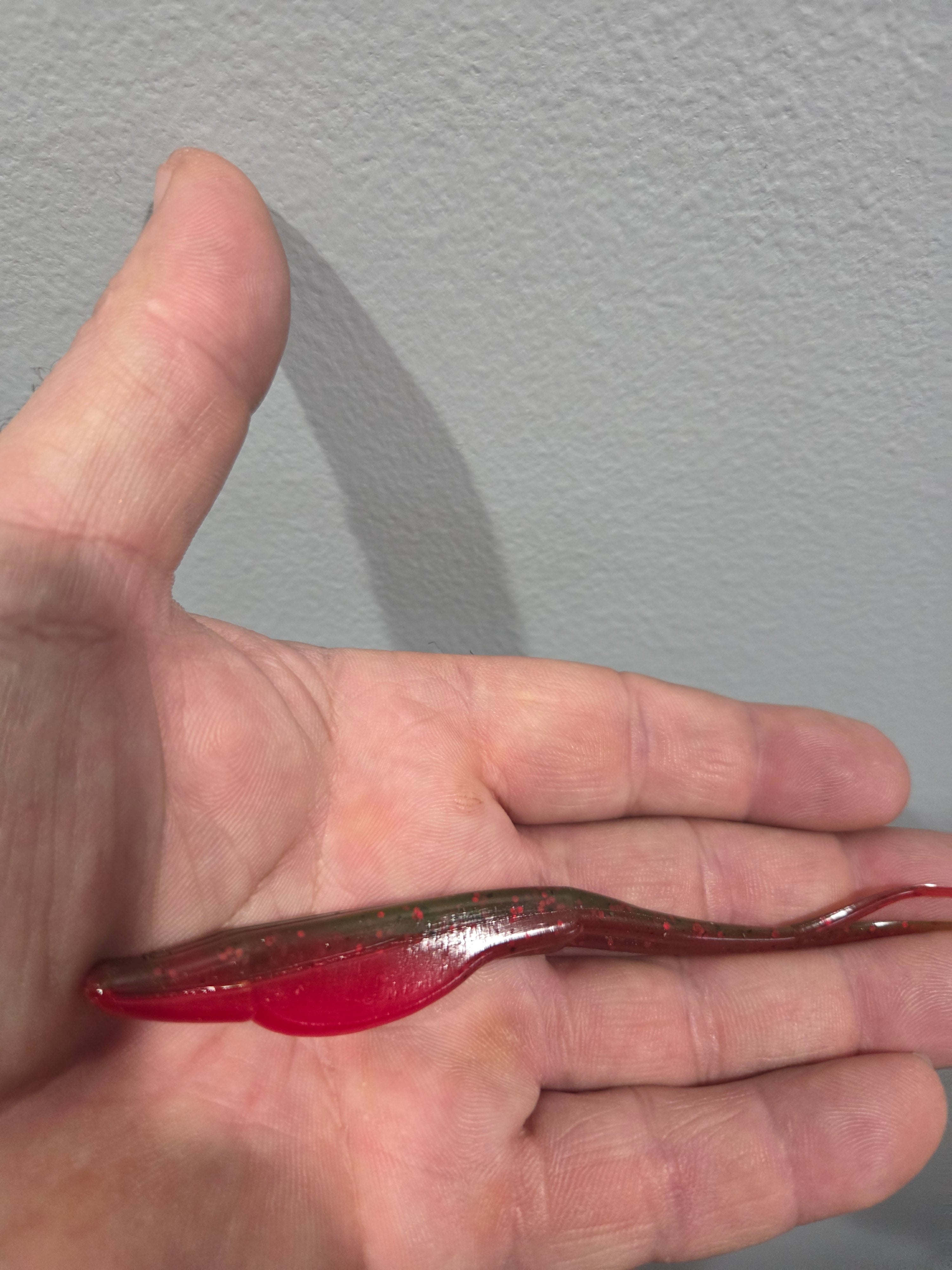 5" Fork tail fluke great action many colors inside