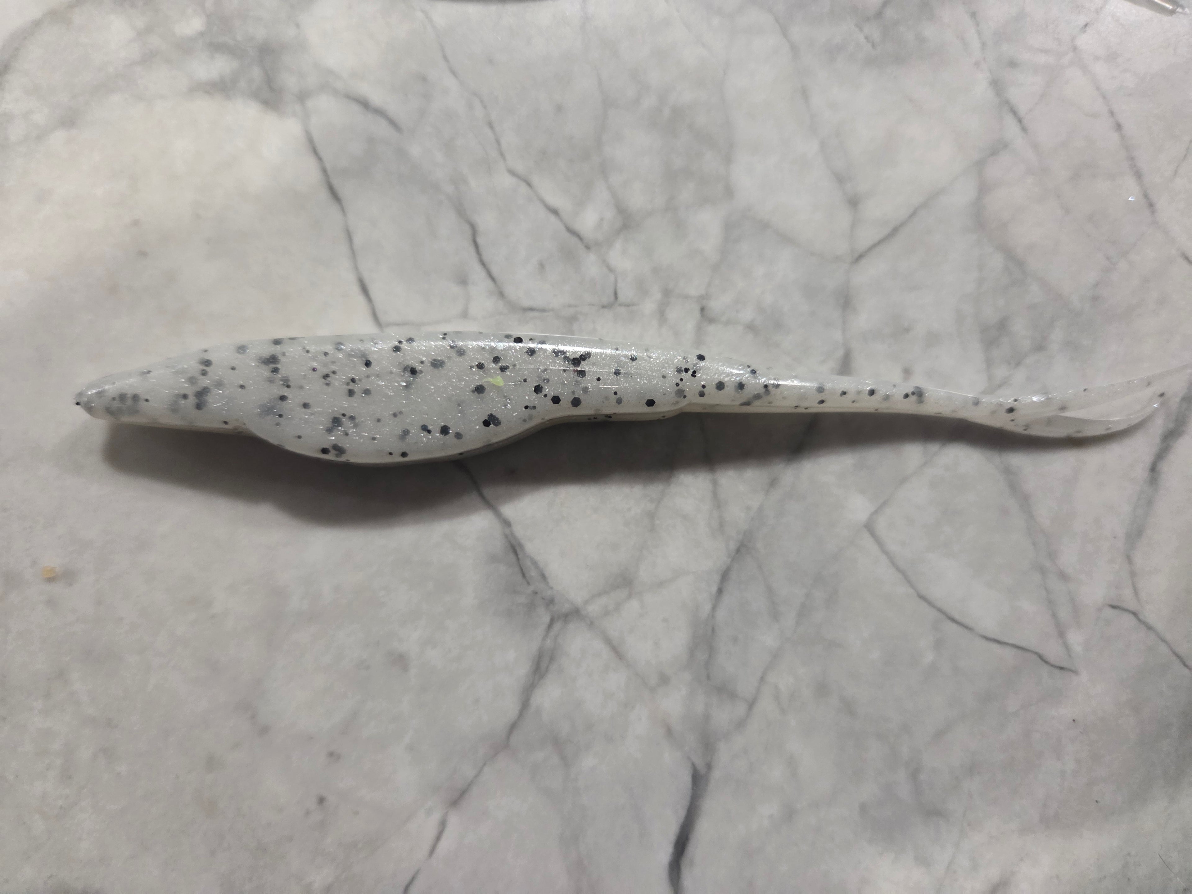 5" Fork tail fluke great action many colors inside