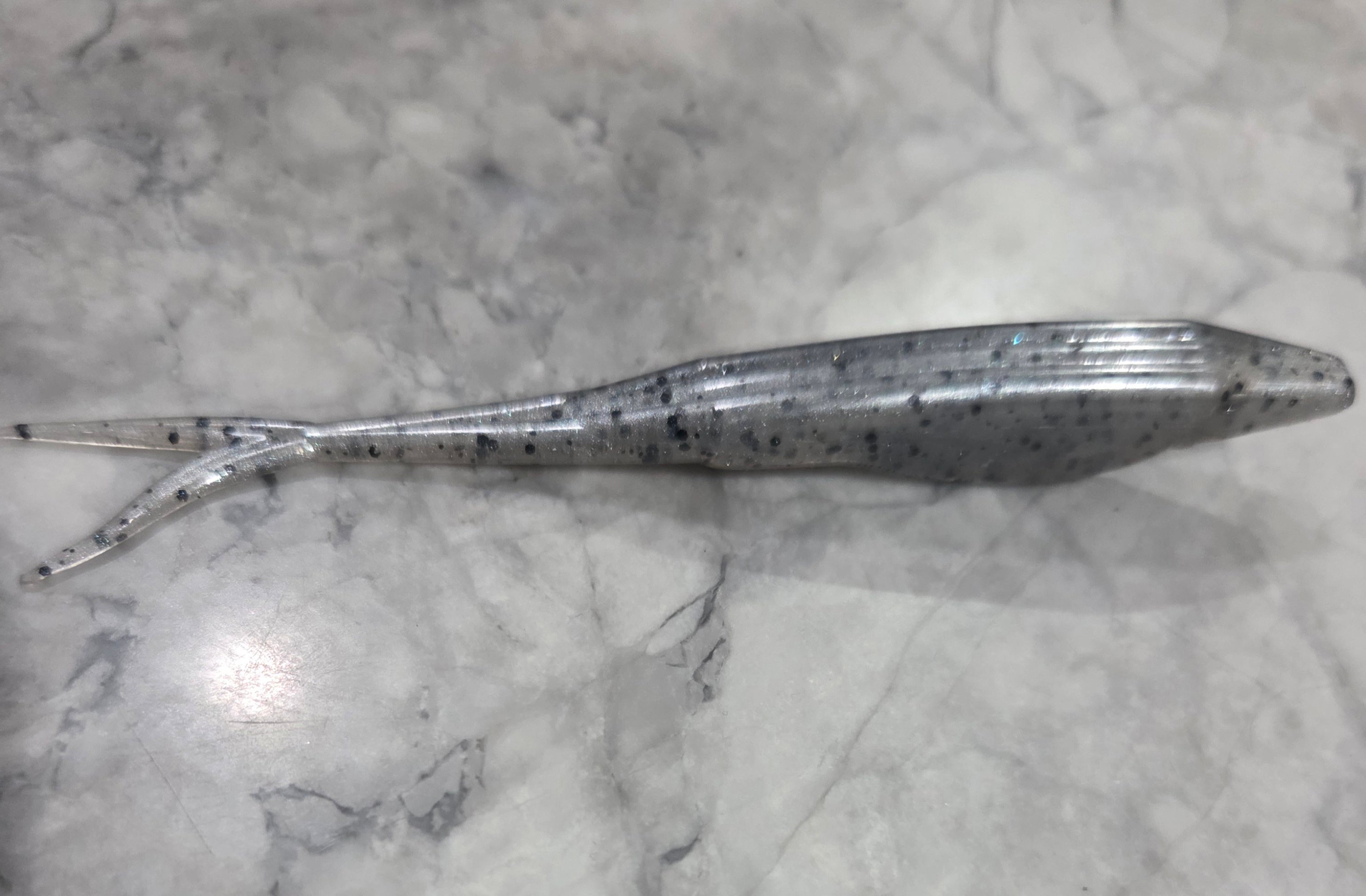 5" Fork tail fluke great action many colors inside