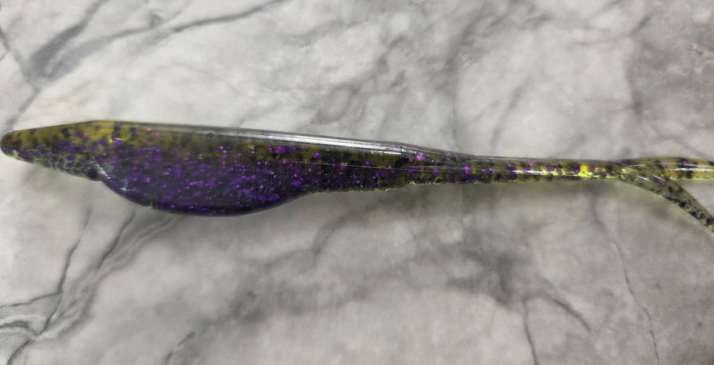 5" Fork tail fluke great action many colors inside