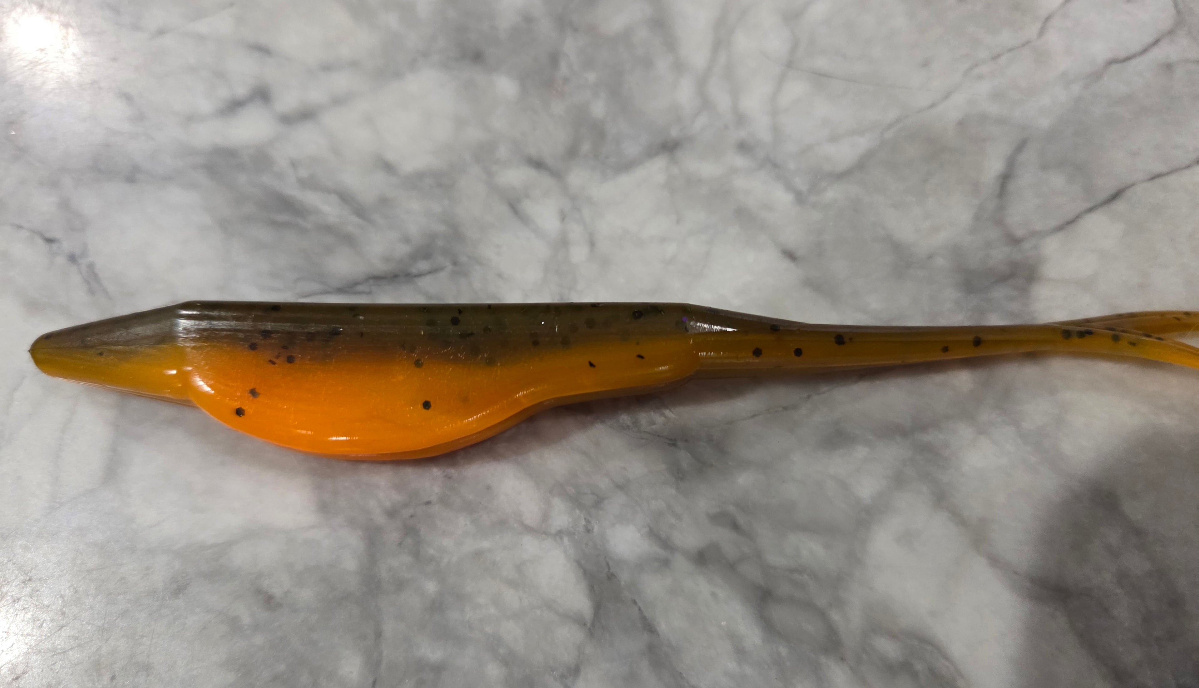 5" Fork tail fluke great action many colors inside